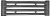Решетка колосниковая бытовая для угля «Литком» 300х100 РУ-7